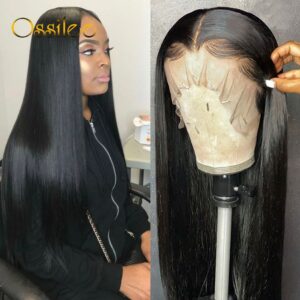13×4/13×6 Straight Lace Front Human Hair Wigs 360 Lace Frontal Wigs Remy Brazilian Human Hair Lace Wigs for Women 250 Density