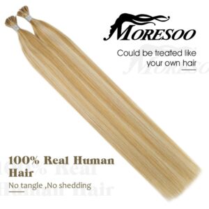 15 Colors Itip Hair Human Hair Keratin Brazilian Fusion Hair Extension Tips 40G/80G Machine Made Remy Balayage Extensible