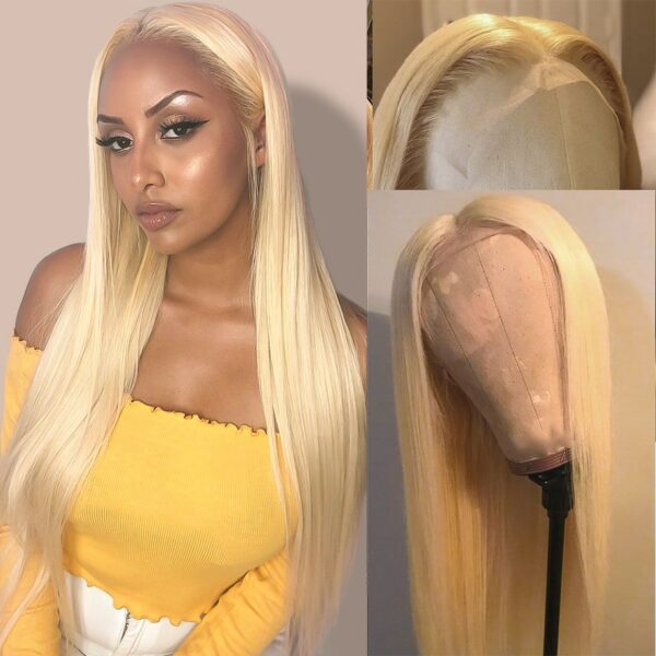 613 Frontal Wig Brazilian Straight Lace Front Human Hair Wigs For Black