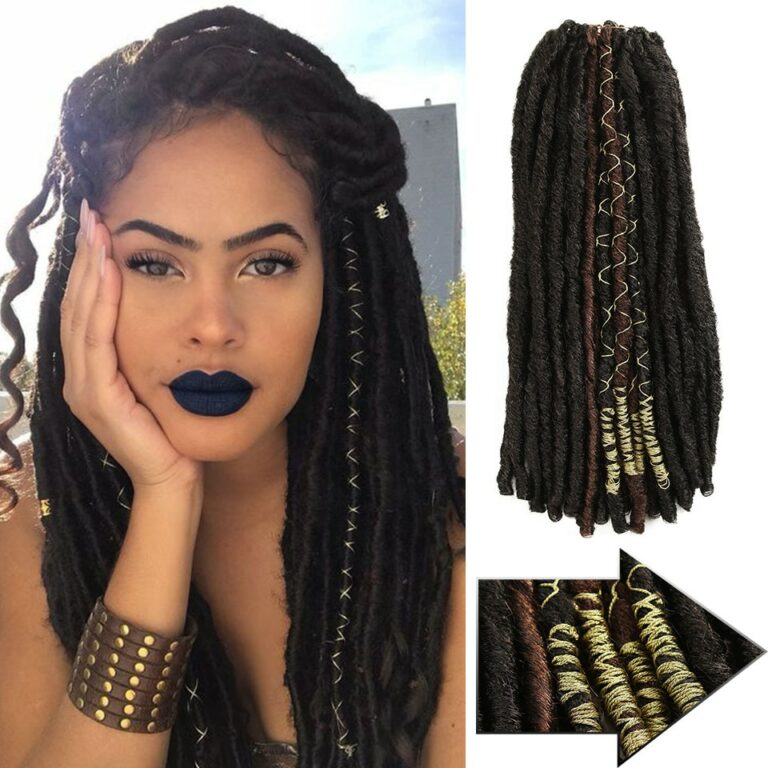 BELLA 20inch Dreadlocks Crochet Braids Jumbo Dread Hairstyle 10 Stands