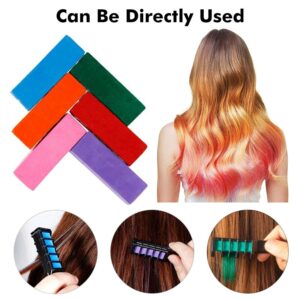 Fashion 6 Colors Mini Disposable Personal Use Hair Chalk Color Comb Dye Kits Temporary Party Cosplay Salon Hair Coloring TSLM2