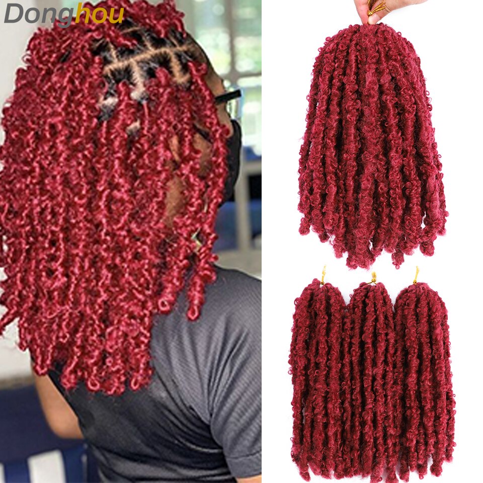 Butterfly Locs Crochet Hair 12 Inch 19 Packs Butterfly Locs Bob